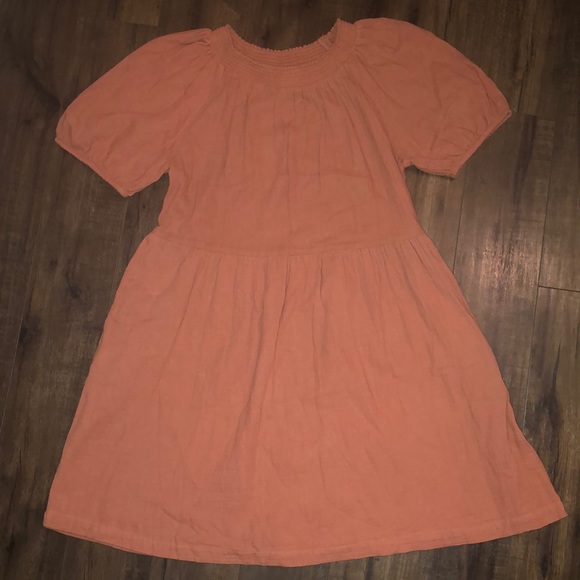 Universal Thread Short Sleeve Smocked Gauze Dress - Picture 7 of 8